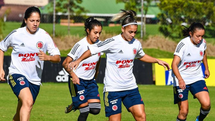 Jugadoras de la Selección Colombia Femenina
