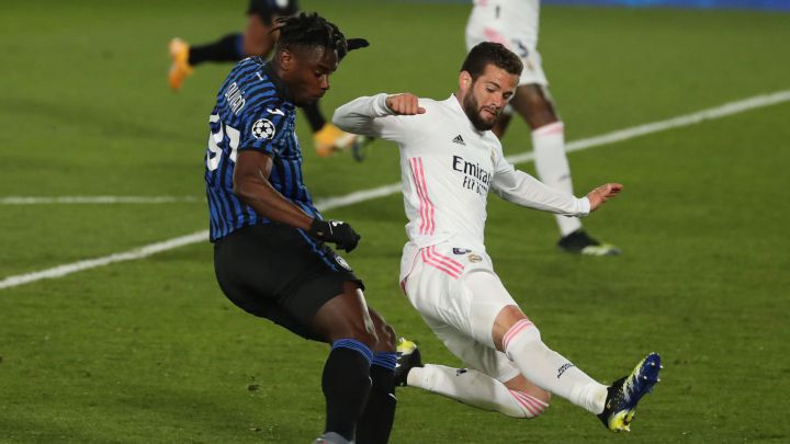 Luis Fernando Muriel y Duván Zapata caen ante el Real Madrid y quedan fuera de Champions League. El '9' de Atalanta marcó un golazo de tiro libre
