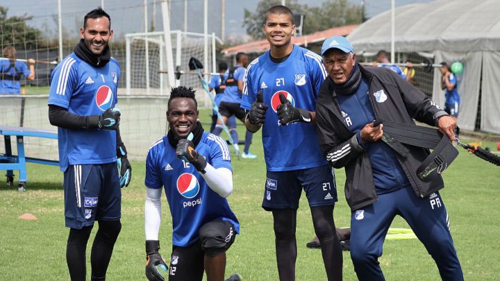Alberto Gamero, DT de Millonarios, habló en la previa del partido ante Atlético Nacional, el próximo domingo en El Campín. La gran duda pasa por el arco