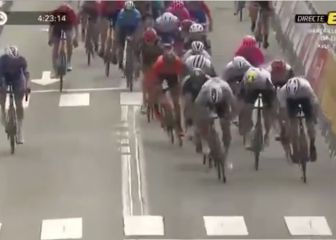 El sprint de Sebastián Molano para ser tercero en Catalunya