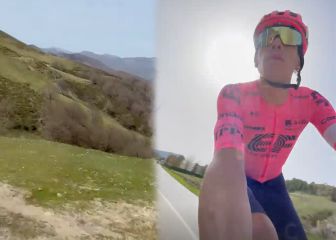 Rigo comparte los paisajes de donde entrena