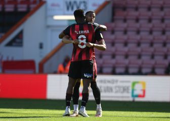 Jefferson Lerma marca en la victoria del Bournemouth