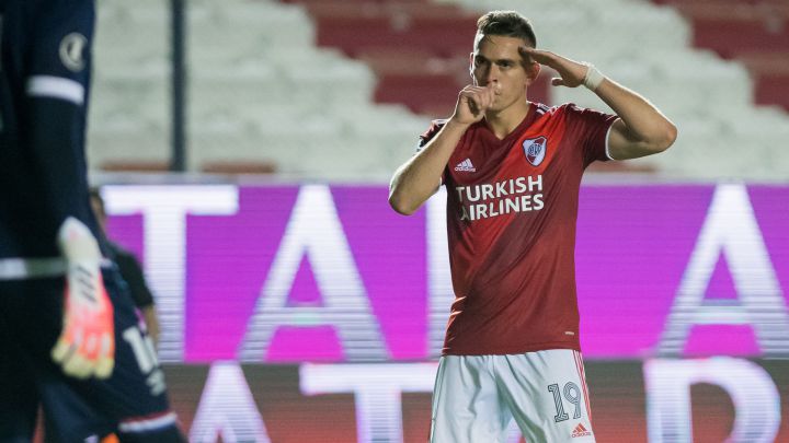 Rafael Santos Borré, delantero colombiano de River Plate