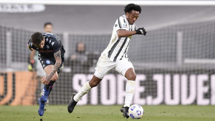 Juan Guillermo Cuadrado, destacado ante Napoli