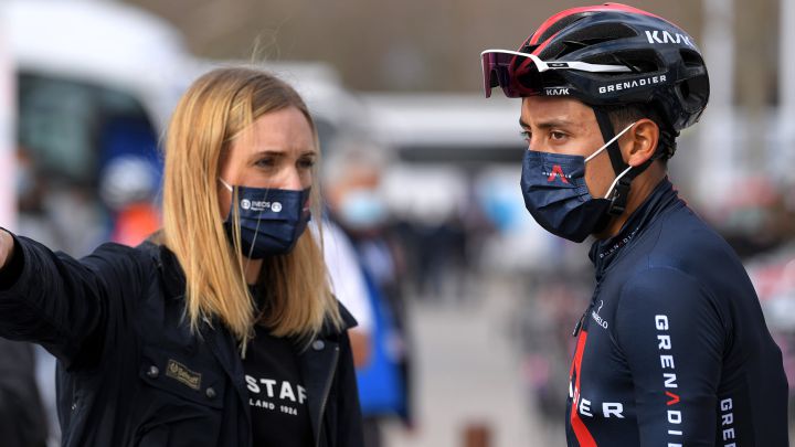 Egan Bernal en la Tirreno Adriático