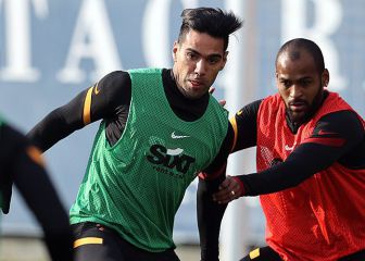 Falcao sufre fractura facial tras chocar con un compañero