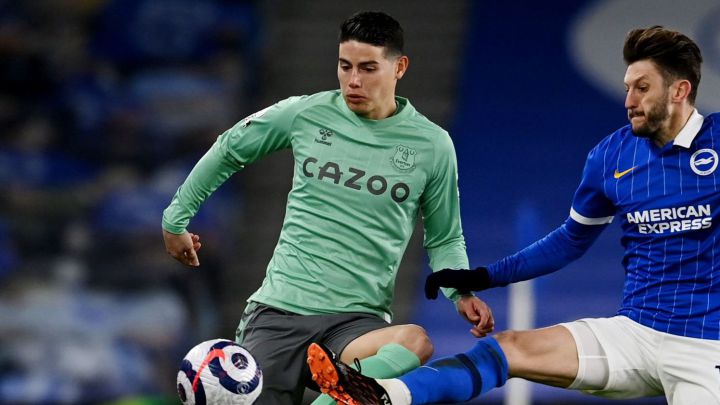 James Rodríguez, volante colombiano del Everton