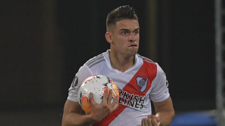 Rafael Santos Borré, delantero colombiano de River Plate
