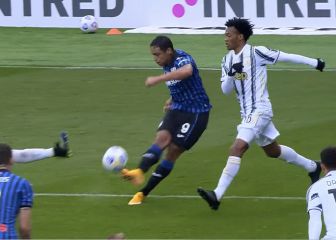 Las oportunidades de gol de Muriel y Duván ante la Juventus