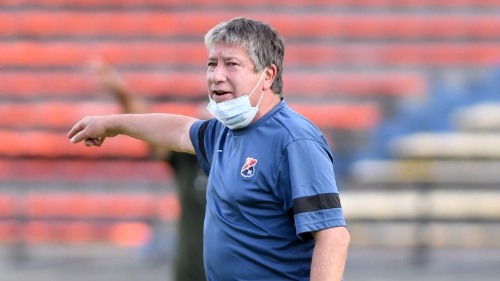 Hernán Darío Gómez, técnico de Independiente Medellín