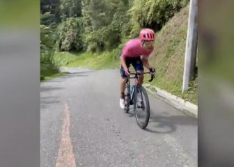 El tremendo muro que escaló Rigoberto en su última práctica
