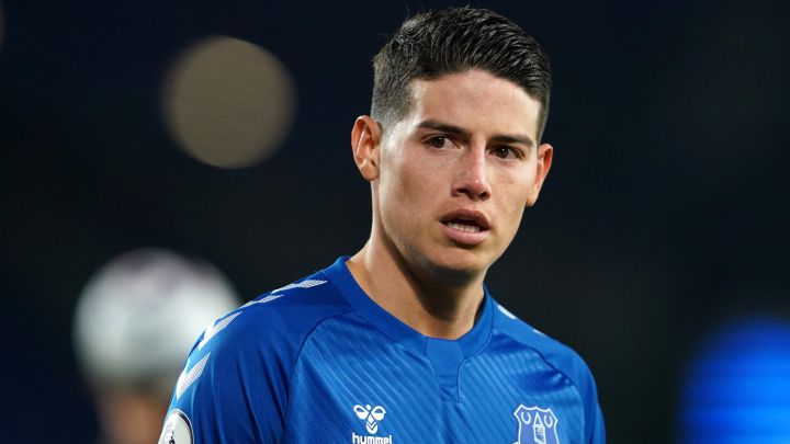 James Rodríguez, volante colombiano del Everton