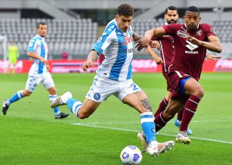 Napoli derrota a Torino y se mete en puestos de Champions