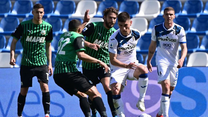 En vivo online Sassuolo - Atalanta, partido fecha 34 de la Serie A, que se disputará en el Mapei Stadium a partir de las 8:00 a.m.