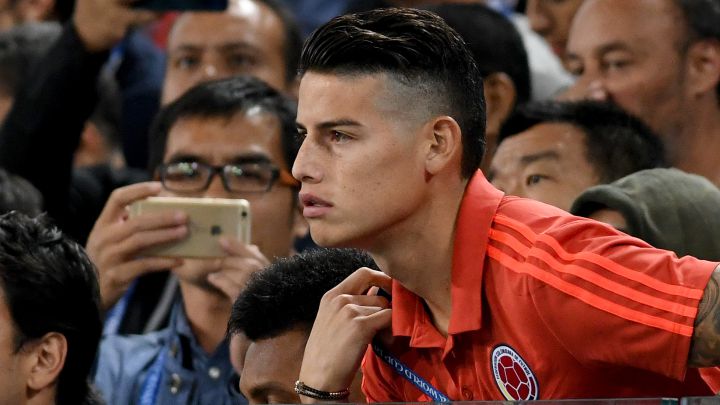 James Rodríguez, jugador de la Selección, habla del paro nacional