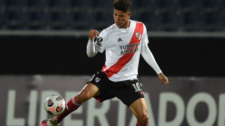 Jorge Carrascal, volante de River Plate, fue titular ante Independiente Santa Fe por la Copa Libertadores, sin embargo, no pudo brillar en la fecha 3