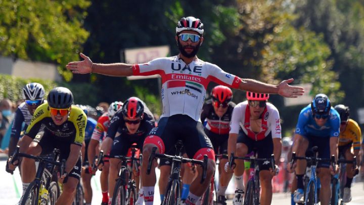 Fernando Gaviria, corredor del UAE Team Emirates, es uno de los grande favoritos en la etapa 2 del Giro de Italia que se correrá entre Stupinigi y Novara
