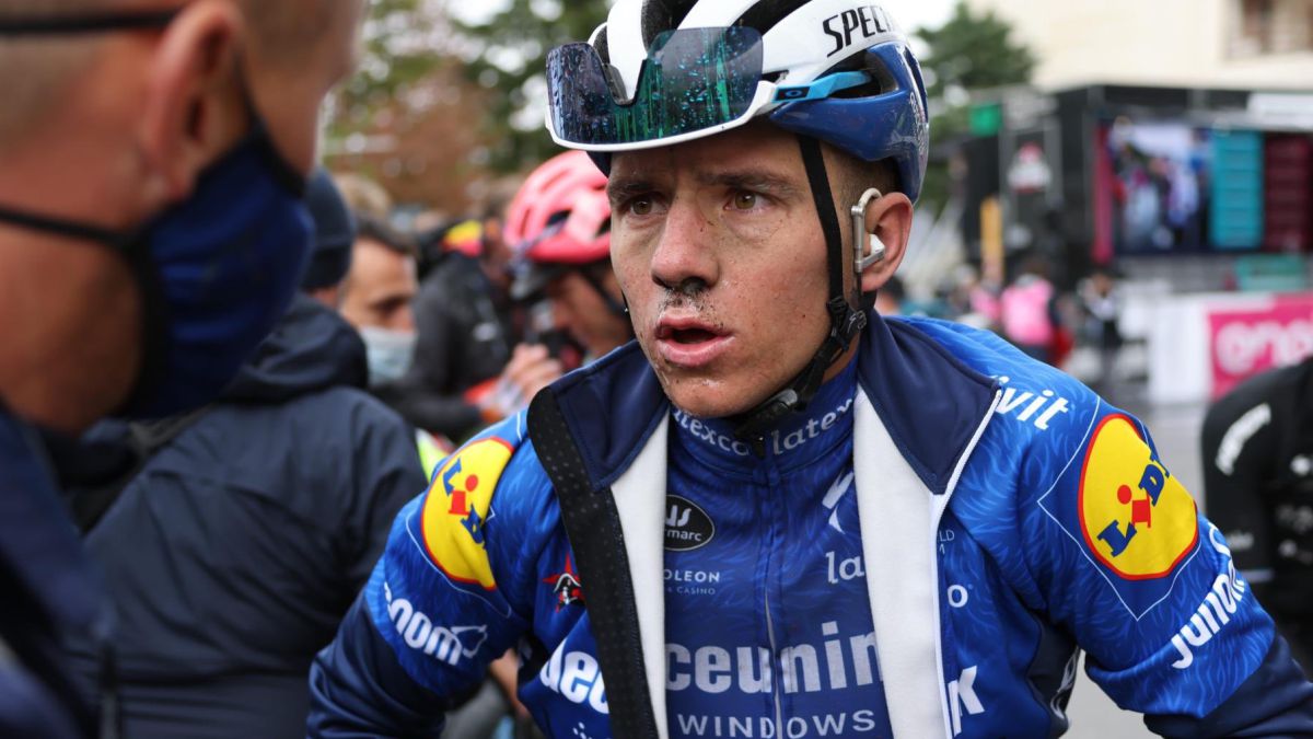 Remco Evenepoel en la etapa 4 del Giro