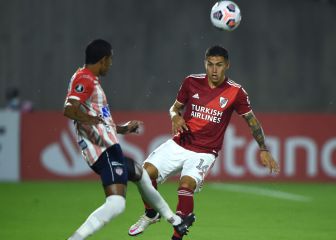 Junior empata con River en un ambiente tenso en el Romelio