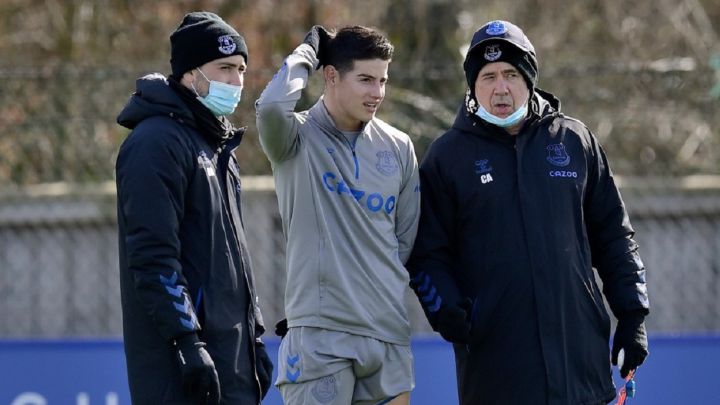 James Rodríguez tendrá un plan de trabajo especial con Everton después de participar con Selección Colombia en Copa América. Así confirmó Carlo Ancelotti.