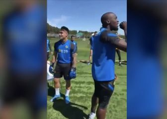 Conte y Lautaro resuelven tensión con combate de boxeo