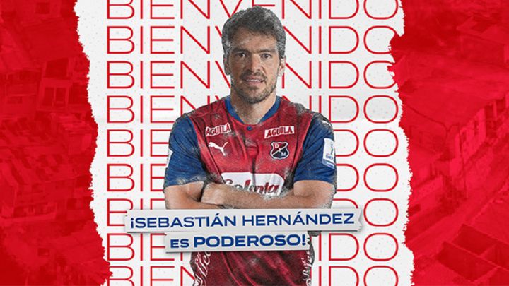 Sebastián Hernández se convirtió en el primer refuerzo de Independiente Medellín para el segundo semestre. El volante presentará exámenes médicos