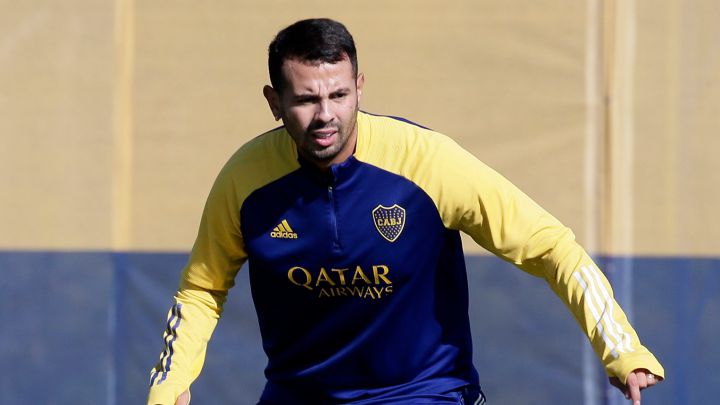 Edwin Cardona, volante de Boca Juniors, ha trabajado toda esta semana con el grupo y apunta a estar en el Superclásico ante River Plate por los cuartos