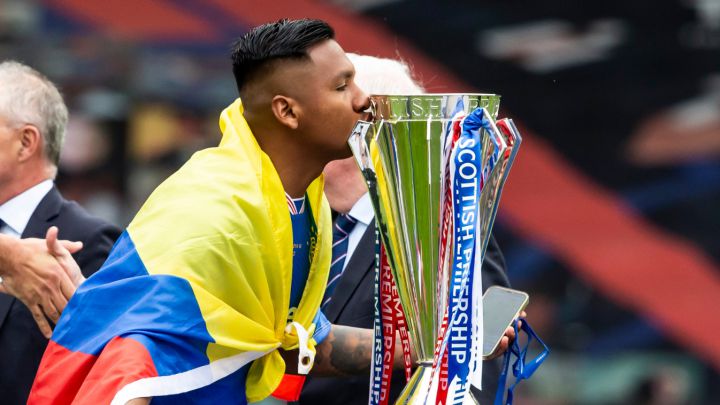 Alfredo Morelos, jugador del Rangers de Escocia