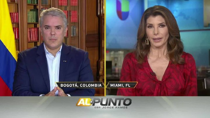 El último reclamo de Iván Duque a Patricia Janiot en el que le pide respeto