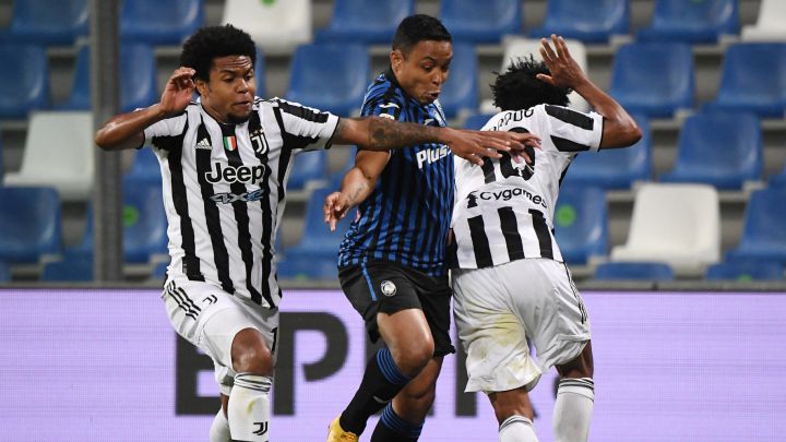 Luis Fernando Muriel, delantero del Atalanta, recibió el apoyo de Gian Piero Gasperini, luego de su presentación en la final de la Copa Italia