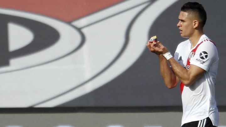 Rafael Santos Borré, delantero colombiano de River Plate