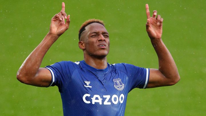 Yerry Mina, defensa colombiano del Everton