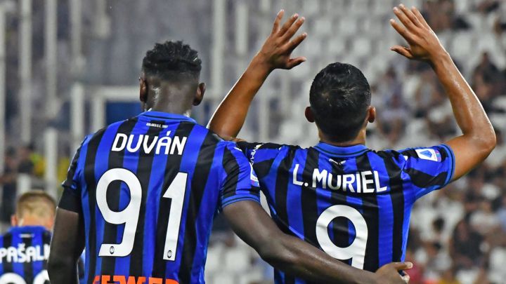 Duván Zapata y Luis Fernando Muriel, delanteros colombianos de Atalanta