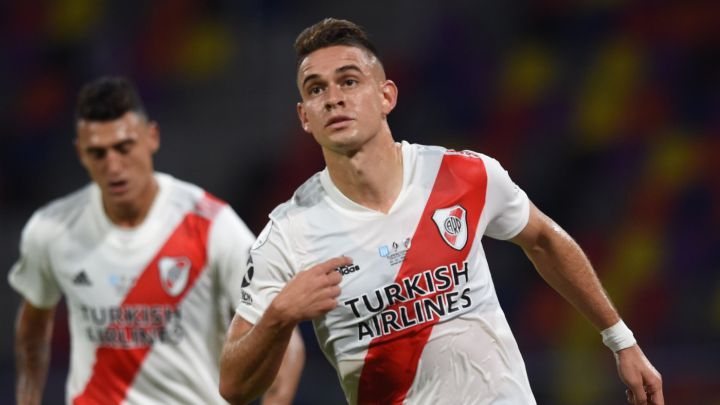 Santos Borré, jugador de River Plate