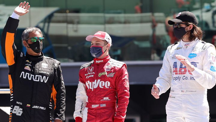 Juan Pablo Montoya quedó noveno en las 500 millas de Indianápolis. El colombiano de 45 años quedó a 14 segundos de Helio Castroneves, ganador de la carrera.