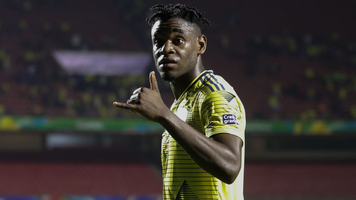 Duván Zapata en la Copa América de 2019