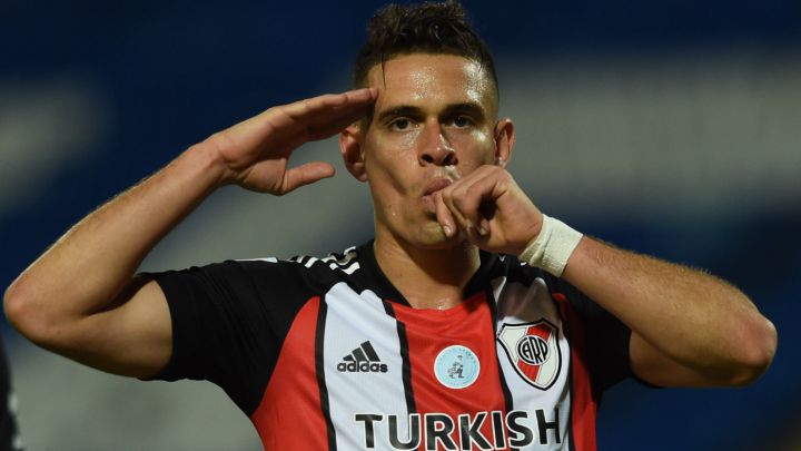 Santos Borré, jugador de River Plate