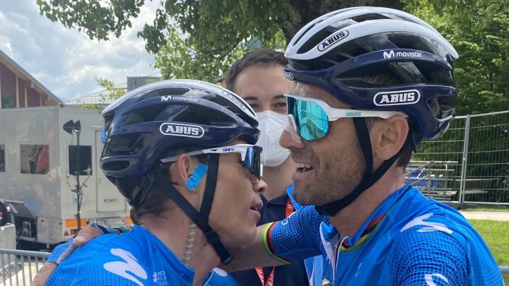 Valverde: "Tengo que darle las gracias a Miguel Ángel López"