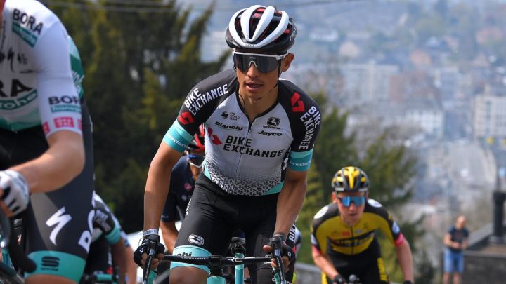 El colombiano Esteban Chaves del BikeExchage quedó tercero en el GP Gippingen, sexta competencia que tiene en el 2021 previo al reto mayor en Francia.