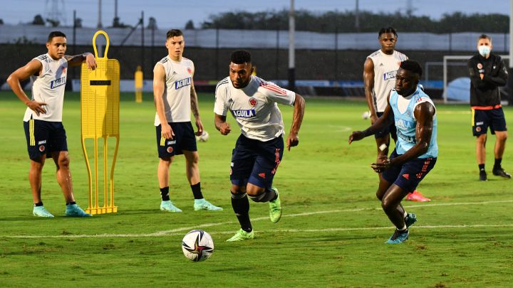 Entrenamiento Selección Colombia en Barranquilla