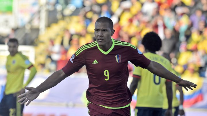 Salomón Rondón, delantero de venezuela