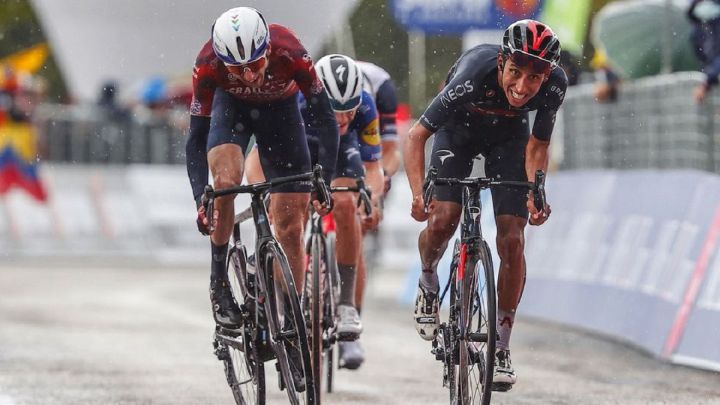 Egan logra otro premio del Giro por la etapa en Campo Felice
