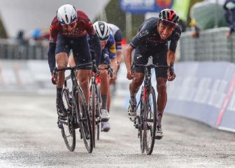 Egan logra otro premio del Giro por la etapa en Campo Felice