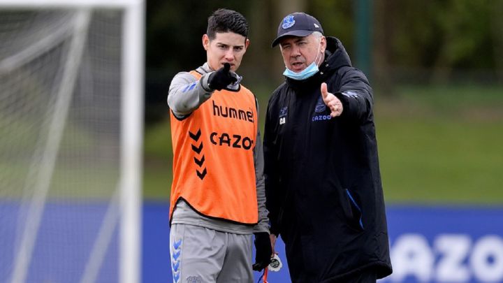 Ancelotti fue consultado sobre el interés del Milan por James Rodríguez