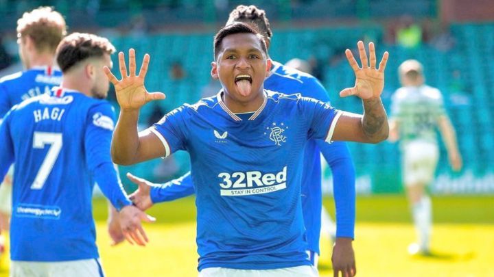 Alfredo Morelos, jugador del Rangers de Escocia