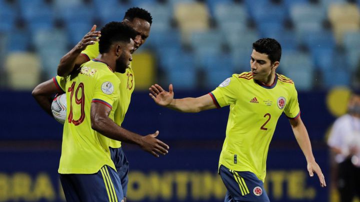 Jugadores de la Selección Colombia