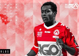 El KV Kortrijk presenta a Marlos Moreno en sus redes
