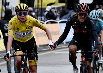 Tadej Pogacar es el rey del Col du Portet
