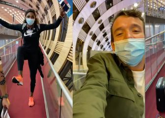 Rigo y su graciosa pasarela con Caterine Ibargüen, Nairo...