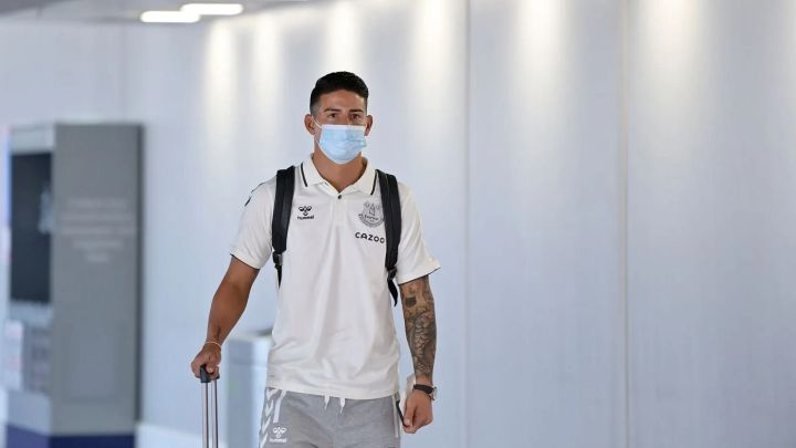 James Rodríguez, volante colombiano del Everton